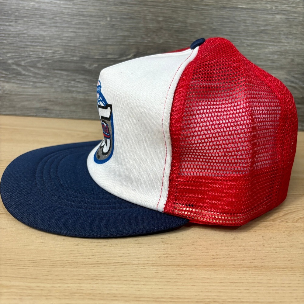 Vintage Minnesota Twins Hat Cap Snapback Red 25 Years USA Made 80s - Picture 4 of 11